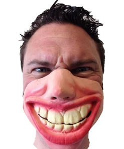 Rubber Johnnies Big Teeth Half Face Mask