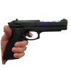 Rubber Johnnies Replica 'Flashing' Beretta 9mm Toy Gun