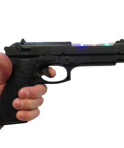 Rubber Johnnies Replica 'Flashing' Beretta 9mm Toy Gun