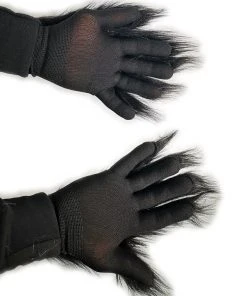 Rubber Johnnies Furry Black & White Cat Mask Animal Masks