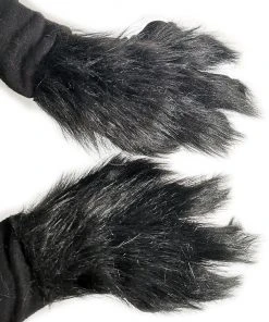 Rubber Johnnies Furry Black & White Cat Mask Animal Masks