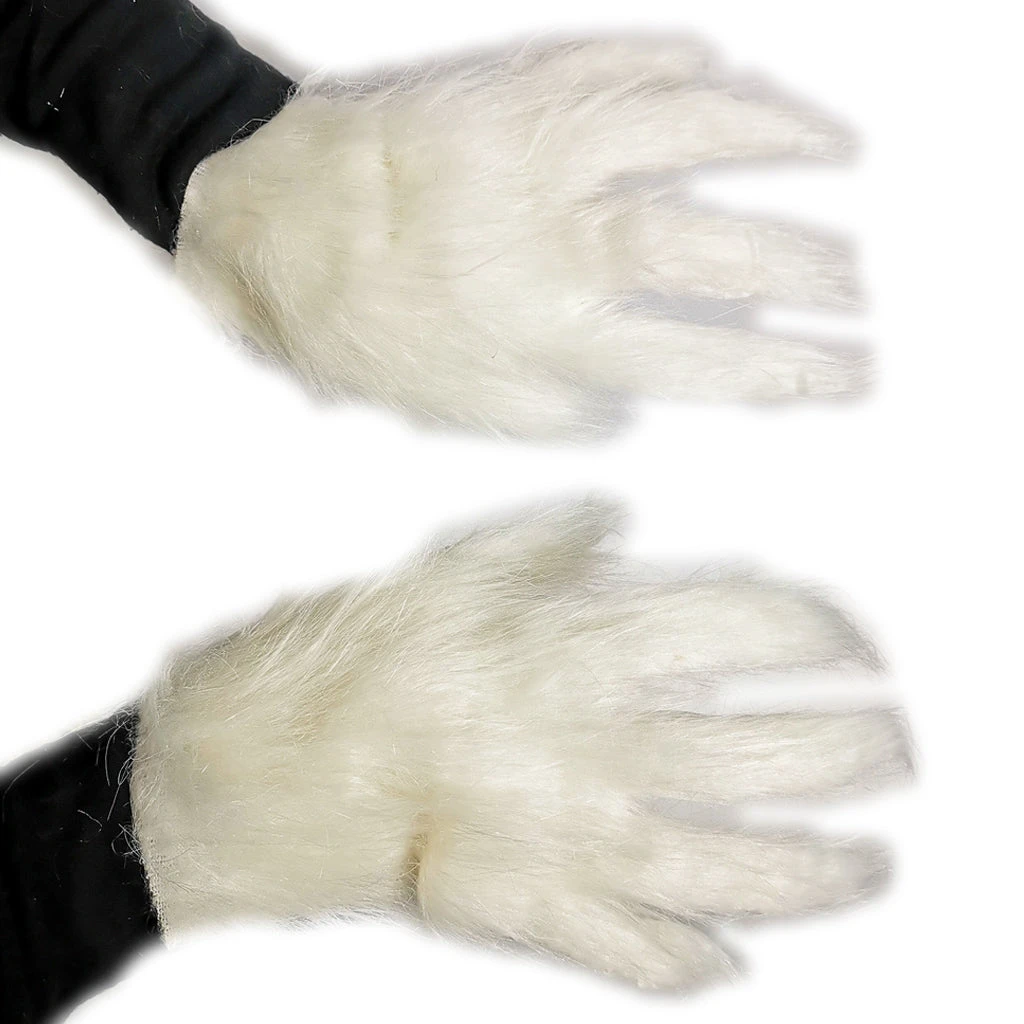 Rubber Johnnies Furry White Rat Gerbil Mask With Matching Gloves 6 Rubber Johnnies Furry White Rat Gerbil Mask With Matching Gloves