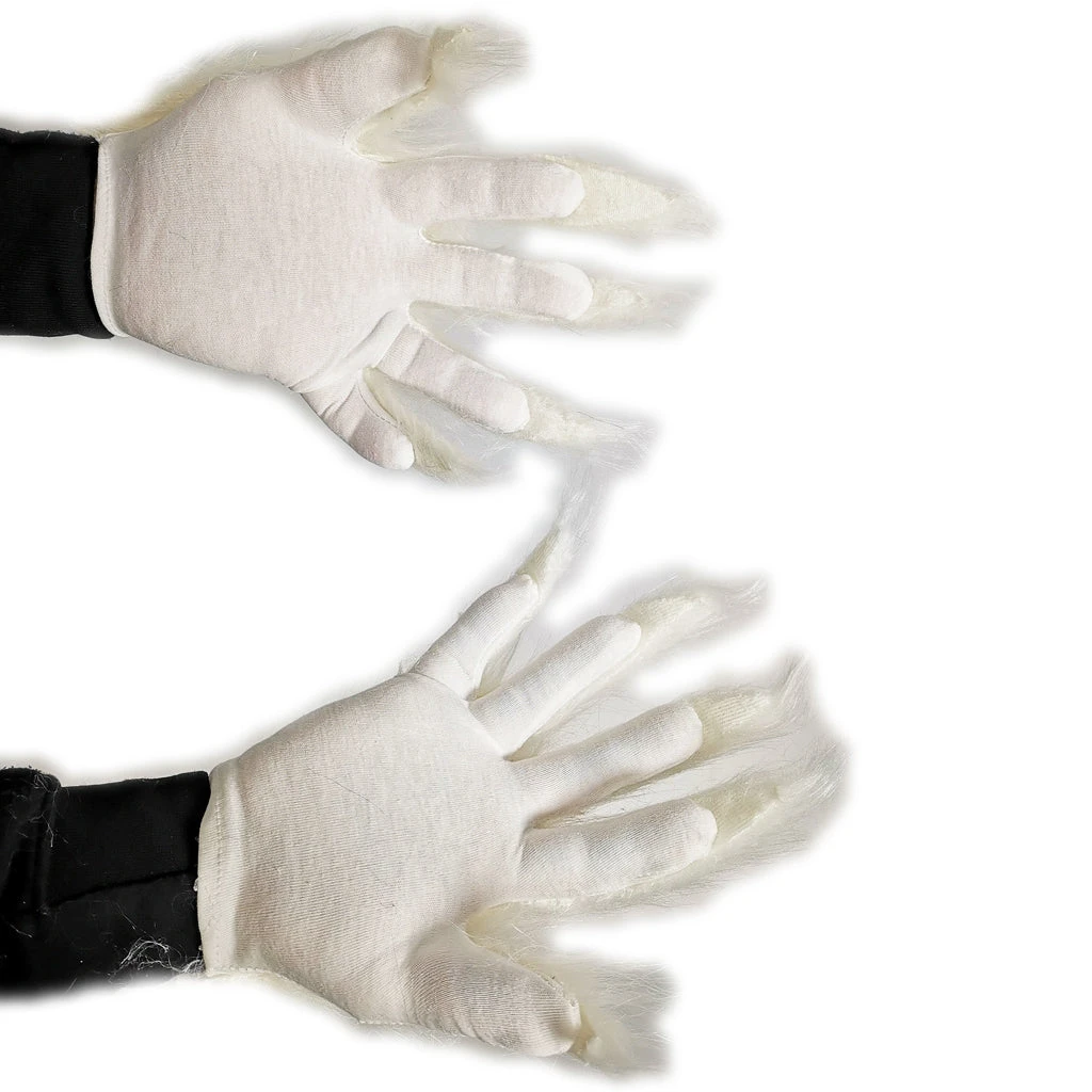 Rubber Johnnies Furry White Rat Gerbil Mask With Matching Gloves 7 Rubber Johnnies Furry White Rat Gerbil Mask With Matching Gloves