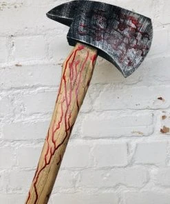 Rubber Johnnies Masks Movie Props Bloody Fireman's Axe Movie Prop