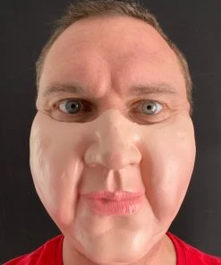 Rubber Johnnies Half Face Masks Fat Face Half Mask