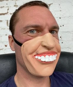 Rubber Johnnies Half Face Masks Ken Dodd Big Teeth Half Face Mask