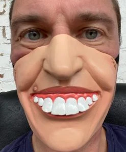 Rubber Johnnies Half Face Masks Ken Dodd Big Teeth Half Face Mask