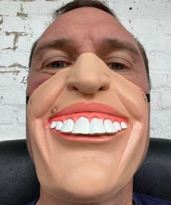 Rubber Johnnies Half Face Masks Ken Dodd Big Teeth Half Face Mask