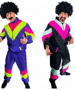 Rubber Johnnies 80s Shell Suit Fancy Dress Costumes