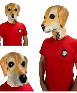 Rubber Johnnies Golden Labrador High Quality Latex Mask