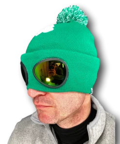 Rubber Johnnies St Patricks Day St Patrick`s Day Ireland Green Beanie Goggle Hat