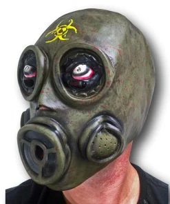Rubber Johnnies LED Light Up Gas Mask