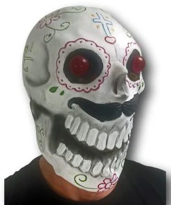 Rubber Johnnies LED Sugar Skull Mask