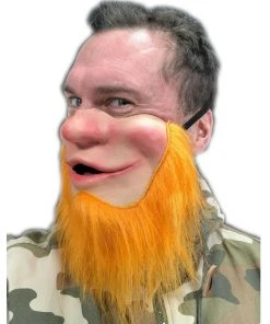 Rubber Johnnies St Patricks Day Leprechaun Half Face Mask