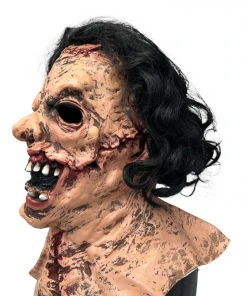 Rubber Johnnies Chainsaw Killer (Skinned Face) Full Head Mask Horror Masks