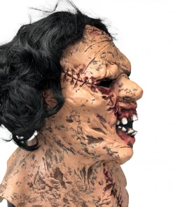 Rubber Johnnies Chainsaw Killer (Skinned Face) Full Head Mask Horror Masks