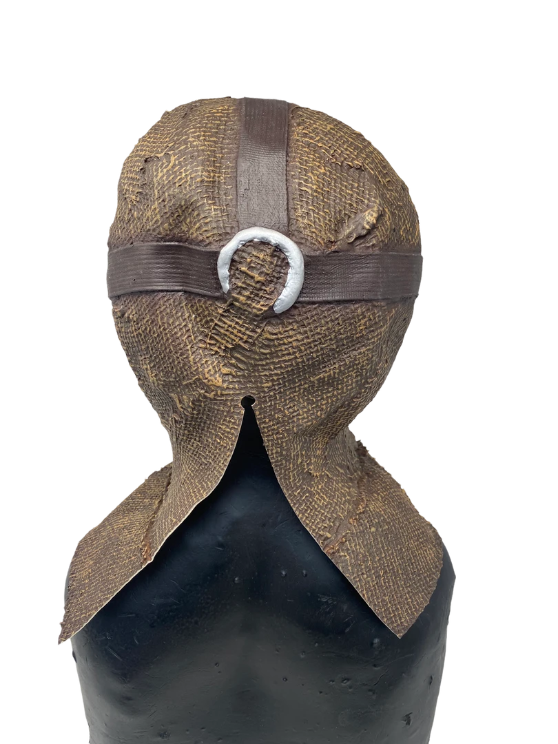 Rubber Johnnies Scarecrow Mask 'Corn Creeper' Latex Burlap With Attached Hockey Mask Horror Masks 7 Rubber Johnnies Scarecrow Mask 'Corn Creeper' Latex Burlap With Attached Hockey Mask Horror Masks
