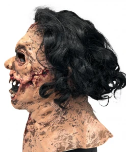 Rubber Johnnies Chainsaw Killer (Skinned Face) Full Head Mask Horror Masks