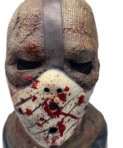 Rubber Johnnies Scarecrow Mask 'Corn Creeper' Latex Burlap With Attached Hockey Mask Horror Masks 19 Rubber Johnnies Scarecrow Mask 'Corn Creeper' Latex Burlap With Attached Hockey Mask Horror Masks