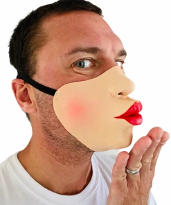 Rubber Johnnies Jagger Lips Half Mask Half Face Masks