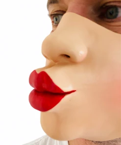 Rubber Johnnies Jagger Lips Half Mask Half Face Masks