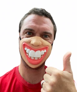 Rubber Johnnies Big Teeth Half Mask (High Quality) Half Face Masks