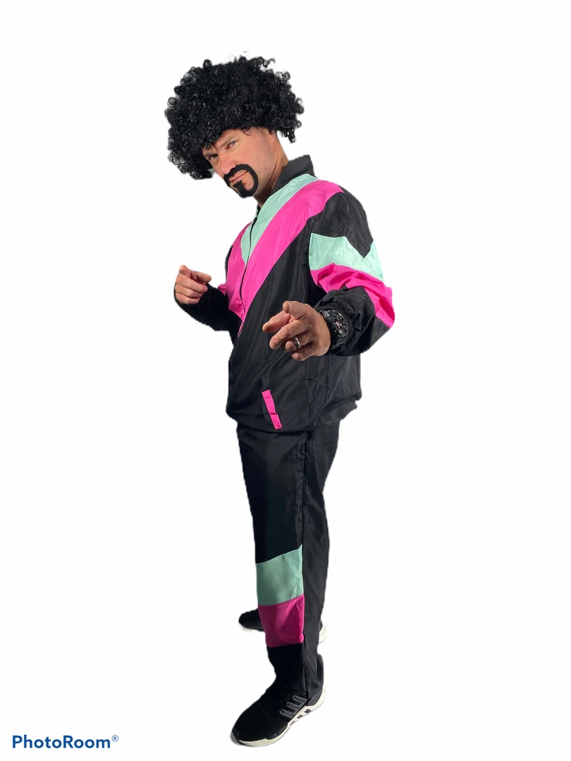 Rubber Johnnies 80s Shell Suit Fancy Dress Costumes 8 Rubber Johnnies 80s Shell Suit Fancy Dress Costumes