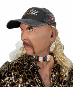 Rubber Johnnies People Masks Joe Exotic Mask With Baseball Cap & Mullet Hair