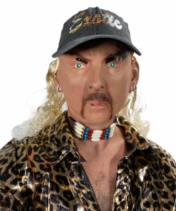 Rubber Johnnies People Masks Joe Exotic Mask With Baseball Cap & Mullet Hair