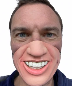 Rubber Johnnies Austin Powers Half Face Mask Half Face Masks