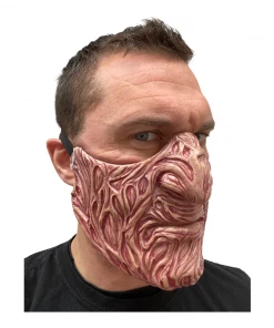 Rubber Johnnies Freddy 'Burnt Nightmare' Half Mask. Horror Masks