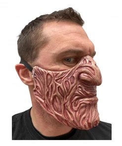 Rubber Johnnies Freddy 'Burnt Nightmare' Half Mask. Horror Masks