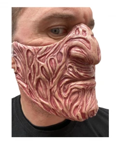 Rubber Johnnies Freddy 'Burnt Nightmare' Half Mask. Horror Masks
