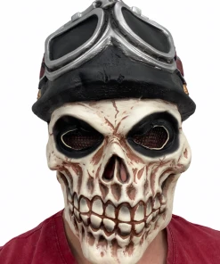 Rubber Johnnies Skull Pilot Mask Horror Masks