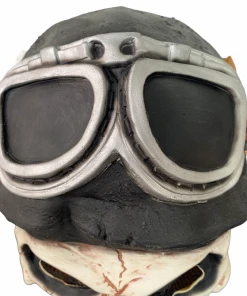 Rubber Johnnies Skull Pilot Mask Horror Masks