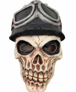 Rubber Johnnies Skull Pilot Mask Horror Masks