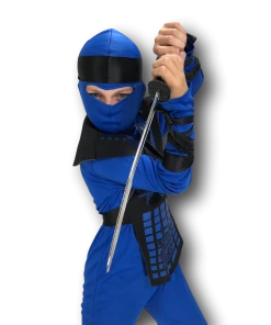 Rubber Johnnies Boys Costumes Neon Ninja Blue Costume