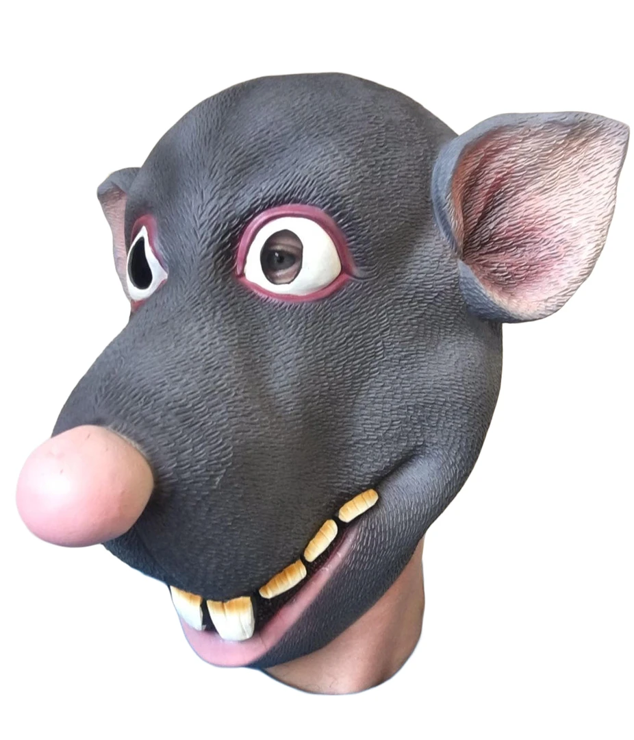 Rubber Johnnies Funny Cartoon Rat Mask Animal Masks 2 Rubber Johnnies Funny Cartoon Rat Mask Animal Masks