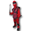 Rubber Johnnies Boys Costumes Kids Red Dragon Ninja Costume