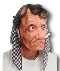 Rubber Johnnies Old Gypsy Woman Smoking Mask