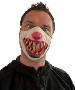 Rubber Johnnies Rabid Rabbit Half Face Mask
