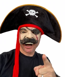 Rubber Johnnies Pirate Half Face Mask