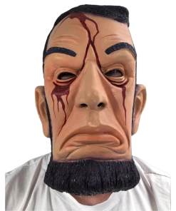 Rubber Johnnies Abraham Lincoln 'Anarchy' Face Mask Masks