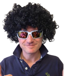 Rubber Johnnies Curly Afro Wig Accessories