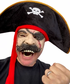Rubber Johnnies Pirate Half Face Mask