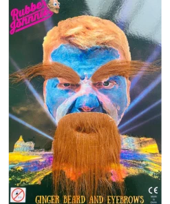 Rubber Johnnies Ginger Beard & Brows. Accessories