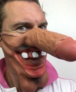 Rubber Johnnies Big Lad Brown Dick Nose Mask