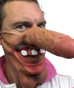 Rubber Johnnies Big Lad Brown Dick Nose Mask