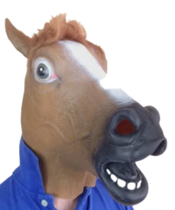 Rubber Johnnies Horse Head Mask Animal Masks