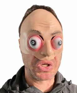 Rubber Johnnies Half Face Masks Bug Eyes Half Face Mask